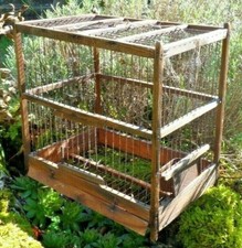 ANCIENNE CAGE à OISEAUX en
