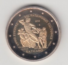 2 Euro Vaticano 2018 Raro Anno