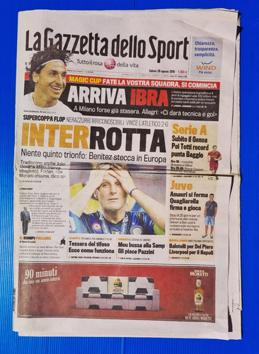 Gazzetta dello sport agosto - dello,