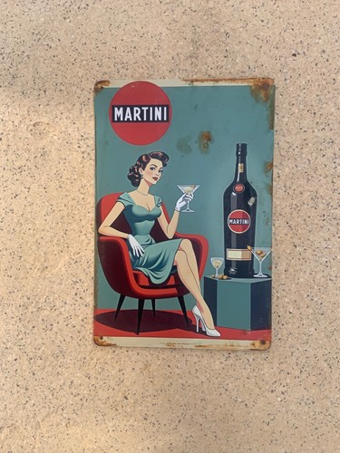 Insegna metallo martini - insegna,