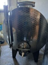  2 botti per vino in acciaio