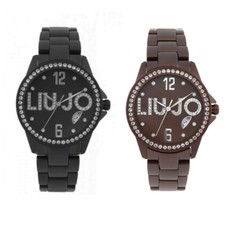 Orologio Donna LIU JO Luxury FLY Alluminio Colorato Nero Marrone Swarovski Lady
