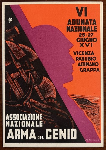 Cartolina militare ass naz - militare, "ass.