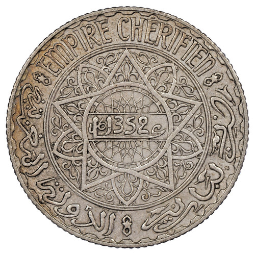 Marocco francs 1934 - marocco,
