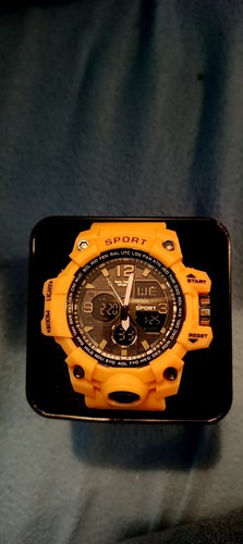 Orologio sport colore giallo - orologio,