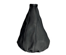 Cuffia Cambio Universale Per Auto Camper simil Pelle nero Rosso