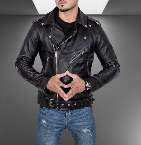 Giacca uomo brando pelle - brando,