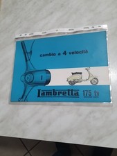 LIBRETTO PUBBLICITARIO LAMBRETTA 175 Tv ORIGINALE
