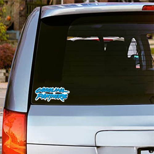 Adesivo carolina panthers - adesivo,