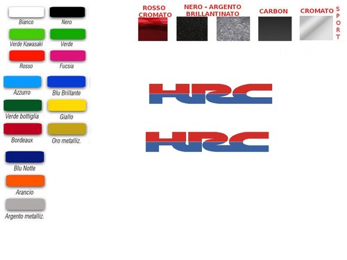 Adesivi logo honda hrc - adesivi,