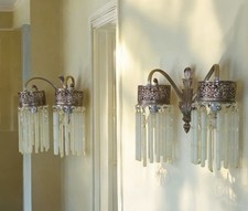 Coppia Di Applique Vintage