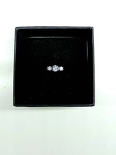 Elegante Anello Trilogy in Metallo con Pietre