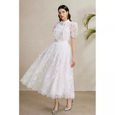 Set Bianco Elegante In Pizzo