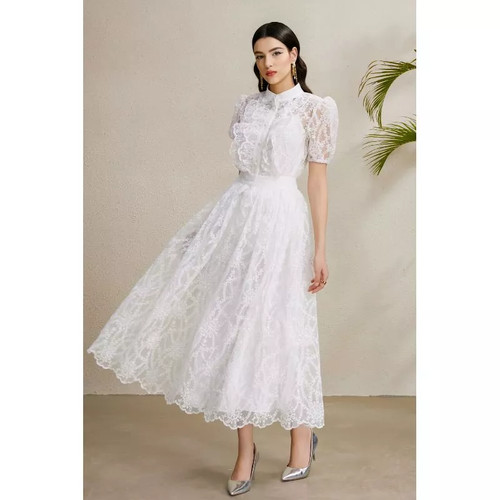 Set bianco elegante - elegante, in