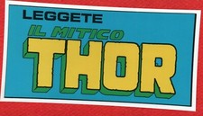 LEGGETE IL MITICO THOR ADESIVO OMAGGIO PER ABBONATI E SOCI CLUB CORNO ANNI 70/80