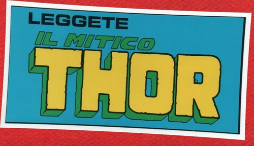 Leggete mitico thor adesivo - il,