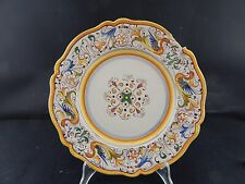 ANTICO PIATTO CERAMICA MAIOLICHE DERUTA PERUGIA PRIMO 900 RINASCIMENTALE #9178