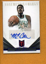 M.L. Carr 2012-13 Panini Momentum Monumental Marks Autograph Blue Auto /25