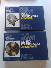ARMI ARMATURE Museo Poldi Pezzoli Armeria Electa Editrice 1985 2 volumi completo