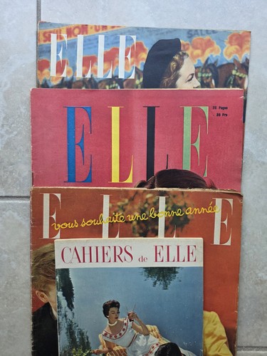 Elle lotto riviste vintage - elle,