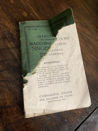 Libretto istruzioni macchina - libretto,