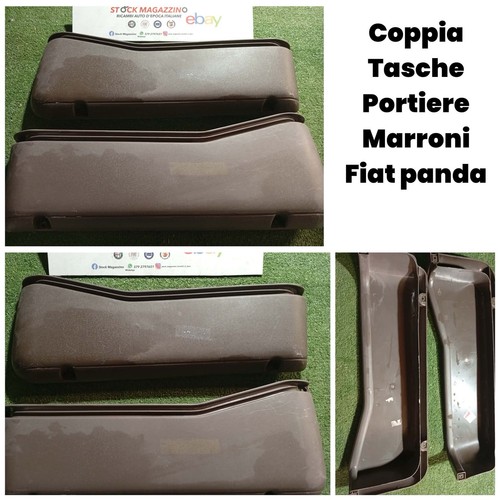 Coppia tasche portiere marroni - coppia,