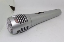 Microfono con Filo ON/OFF Vintage Grigio Karaoke Canto con Jack 3.5 Attacco