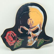 ✅ Adesivo Teschio con Rosa Original Vintage Sticker Motorbike Harley Davidson 