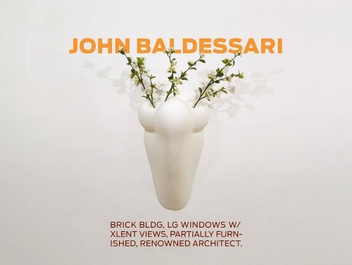 John baldessari brick bldg - john, baldessari: