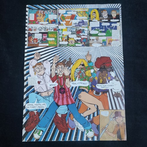 Rare rave poster old - a2,,