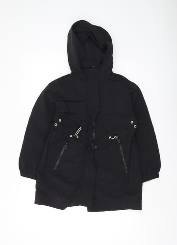 Cappotto parka nero - , zara