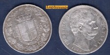 Italie 5 Lire 1879 Umberto I