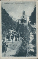 cb706 cartolina cormons chiesa e passo della subida provincia di gorizia