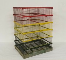 Gabbia per Volatili - Legno/Ferro - Anni 70