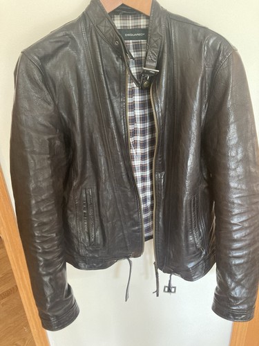 Giacca moto dsquared pelle - moto,