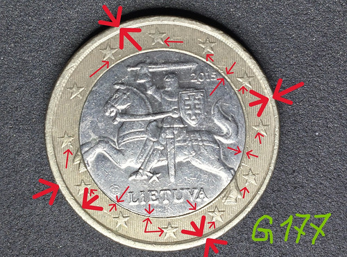 Lituania moneta euro 2015 - 1, euro,2015