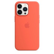 Custodia In Silicone Apple IPhone 13 Pro / Cover - Nettarina (Arancione) - Nuova