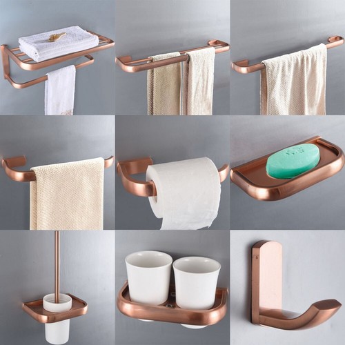 Set accessori bagno rame