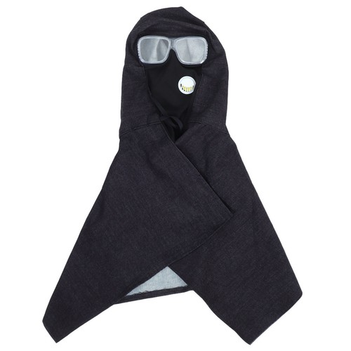Comodo cappuccio denim - denim, blu