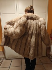 Pelliccia di vera volpe, color