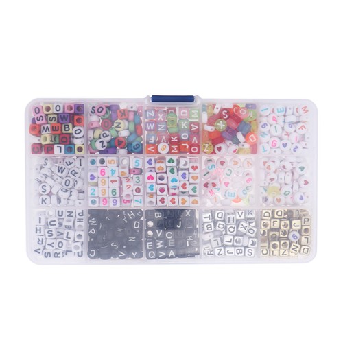 1080 pezzi perle - perle, lettere
