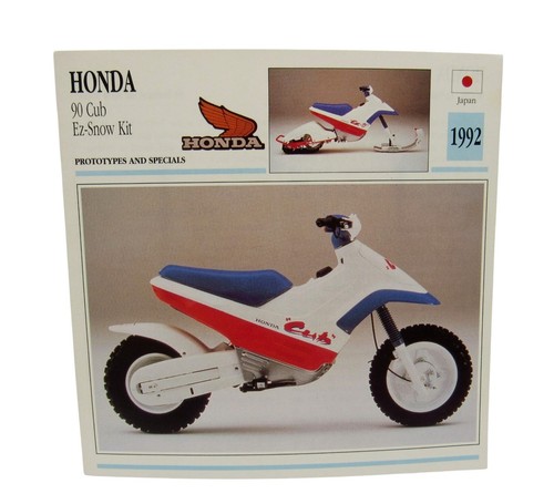 Honda cub snow - ez-snow, 1992