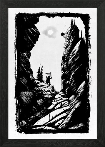 Poster arte parete con - , cornice