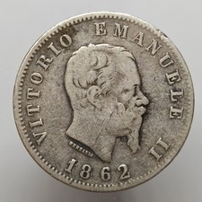 1 Lira 1862 Napoli RARA