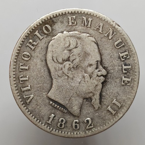 Lira 1862 napoli rara - 1862,