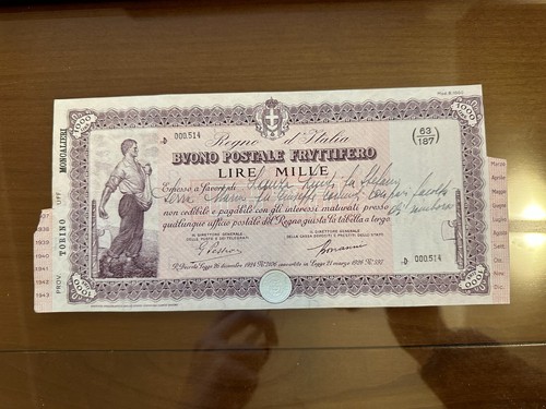 Buono postale fruttifero - postale,