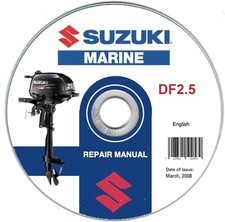 Suzuki DF2.5 - 4 stroke manuale officina fuoribordo