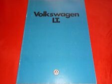 VW LT 28 - 45 carro ordinatore station wagon pick-up cabina doppia telaio depliant del 1979
