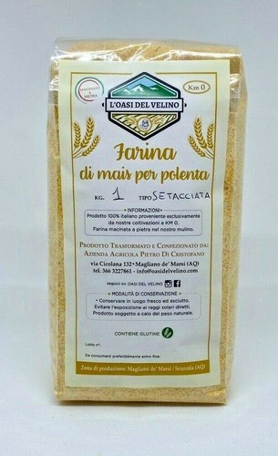 Farina per polenta setacciata - polenta,