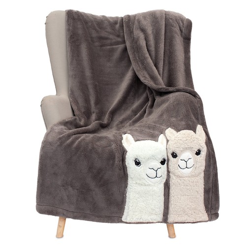 Plaid morbidotto alpaca - alpaca, di